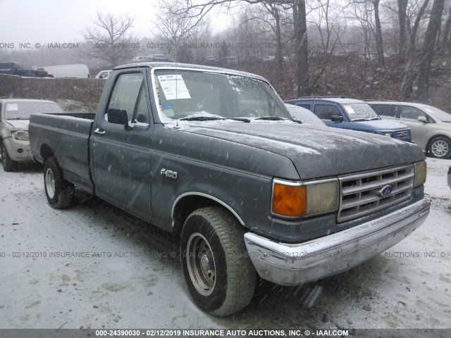 2FTDF15YXJCA38723 - 1988 FORD F150 GRAY photo 1