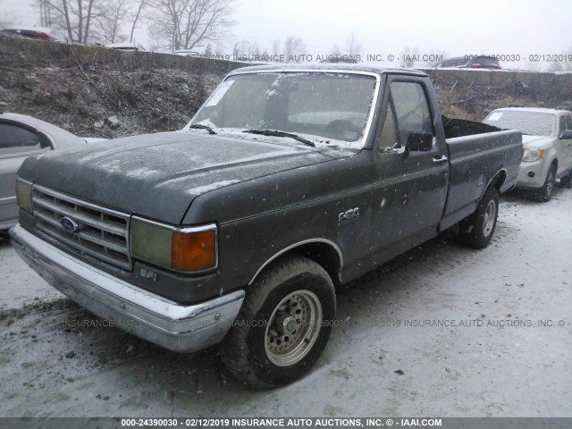 2FTDF15YXJCA38723 - 1988 FORD F150 GRAY photo 2