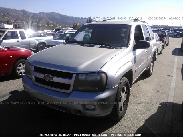 1GNDS13S172206559 - 2007 CHEVROLET TRAILBLAZER LS/LT GRAY photo 2