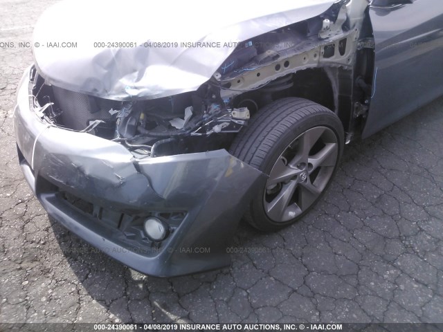4T1BF1FK4EU871145 - 2014 TOYOTA CAMRY L/SE/LE/XLE GRAY photo 6