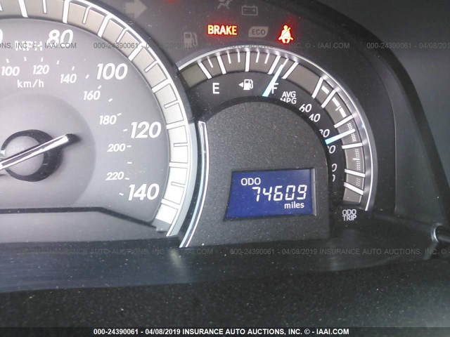 4T1BF1FK4EU871145 - 2014 TOYOTA CAMRY L/SE/LE/XLE GRAY photo 7