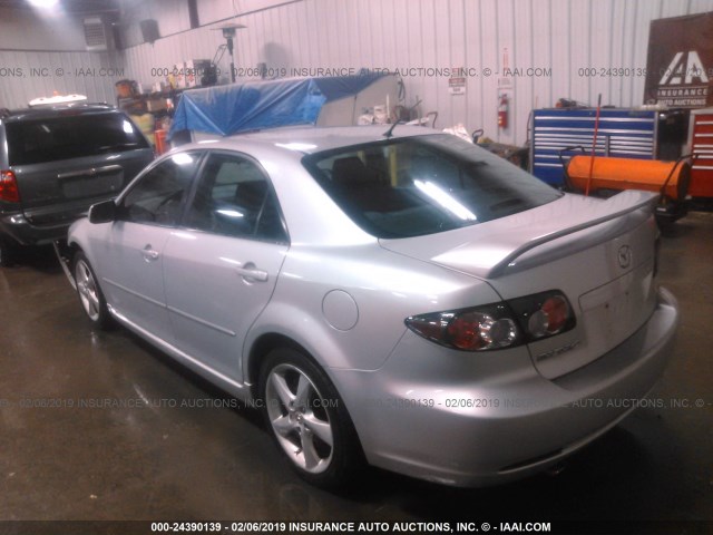 1YVHP80C685M41406 - 2008 MAZDA 6 I SILVER photo 3