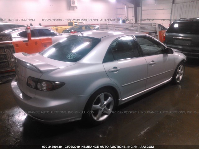 1YVHP80C685M41406 - 2008 MAZDA 6 I SILVER photo 4