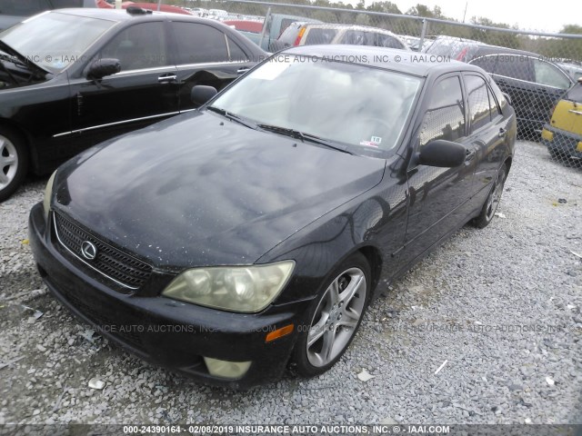 JTHBD192820039282 - 2002 LEXUS IS 300 BLACK photo 2