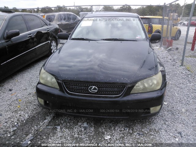 JTHBD192820039282 - 2002 LEXUS IS 300 BLACK photo 6