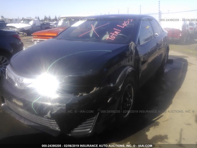 4T1BF1FK5CU042131 - 2012 TOYOTA CAMRY SE/LE/XLE BLACK photo 2