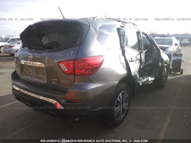 5N1DR2MM0HC628307 - 2017 NISSAN PATHFINDER S/SV/SL/PLATINUM GRAY photo 6