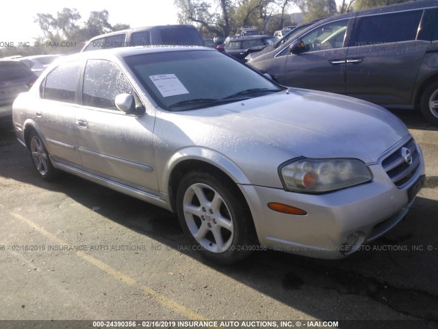 JN1DA31A33T412846 - 2003 NISSAN MAXIMA GLE/SE SILVER photo 1