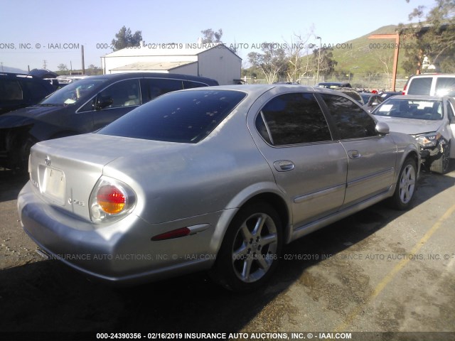 JN1DA31A33T412846 - 2003 NISSAN MAXIMA GLE/SE SILVER photo 4