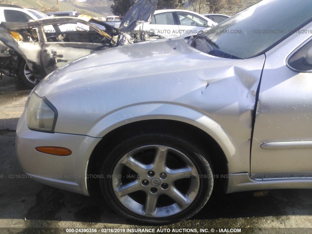 JN1DA31A33T412846 - 2003 NISSAN MAXIMA GLE/SE SILVER photo 6