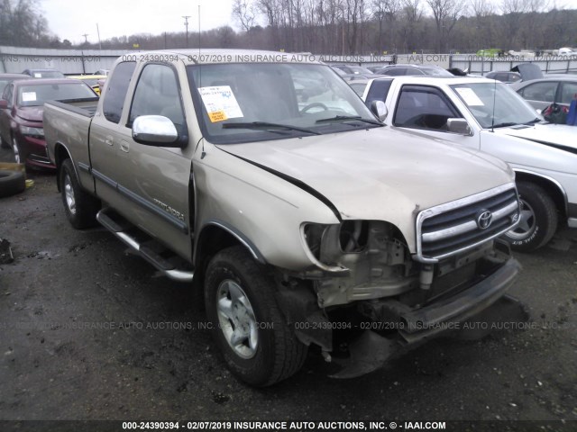 5TBRT34161S204179 - 2001 TOYOTA TUNDRA ACCESS CAB/ACCESS CAB SR5 TAN photo 1