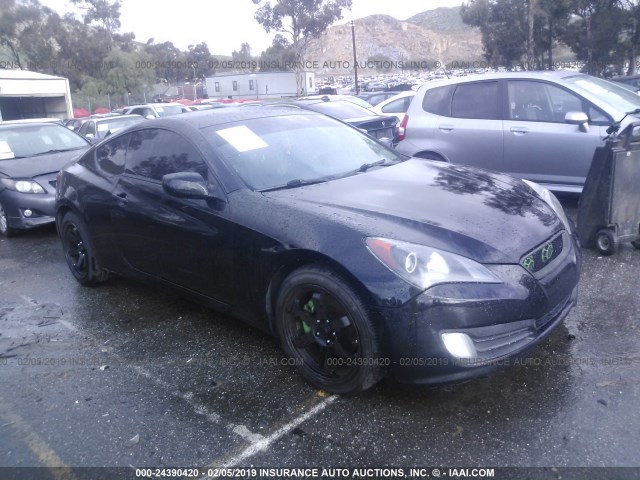 KMHHU6KH9AU034683 - 2010 HYUNDAI GENESIS COUPE 3.8L BLACK photo 1