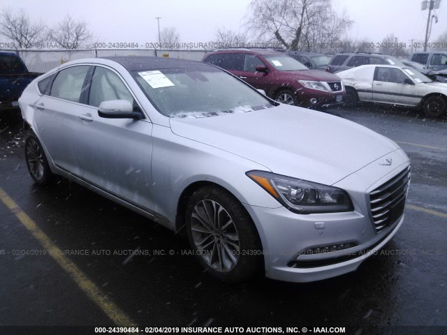 KMHGN4JE4GU130136 - 2016 HYUNDAI GENESIS 3.8L SILVER photo 1