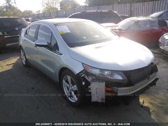 1G1RD6E4XCU104849 - 2012 CHEVROLET VOLT GREEN photo 1