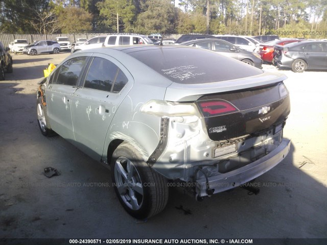 1G1RD6E4XCU104849 - 2012 CHEVROLET VOLT GREEN photo 3