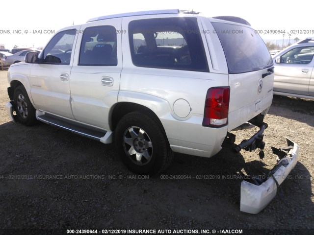 1GYEK63NX4R242493 - 2004 CADILLAC ESCALADE LUXURY WHITE photo 3