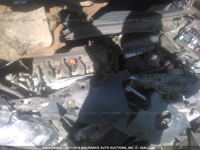 19XFB2F91DE028828 - 2013 HONDA CIVIC EXL GRAY photo 10