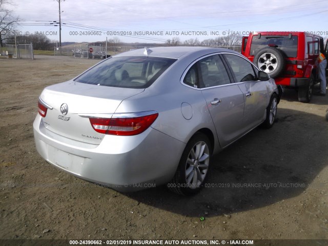 1G4PR5SK4D4138294 - 2013 BUICK VERANO CONVENIENCE SILVER photo 4