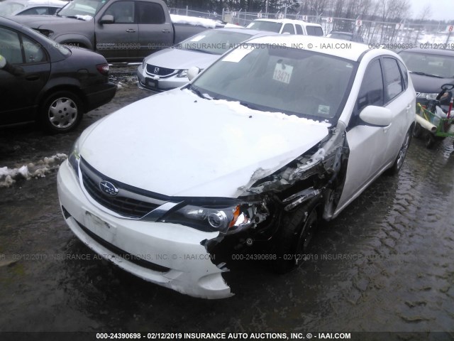 JF1GH61619G813984 - 2009 SUBARU IMPREZA 2.5I WHITE photo 2