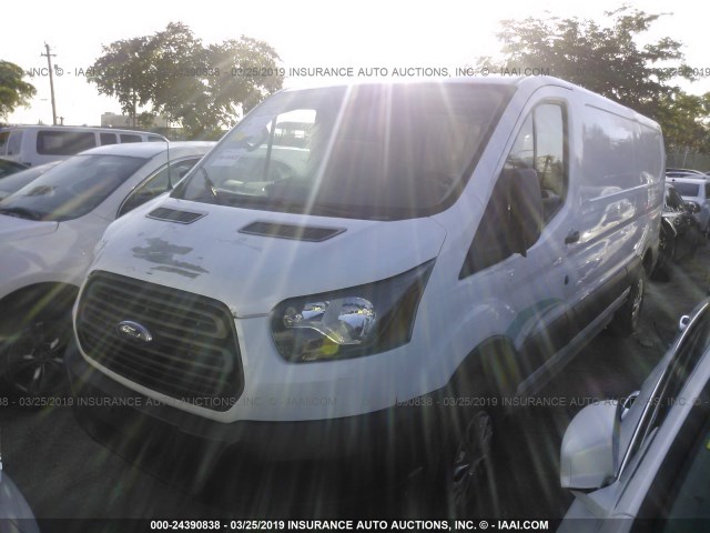 1FTYR2ZM8GKA52128 - 2016 FORD TRANSIT T-250 WHITE photo 2