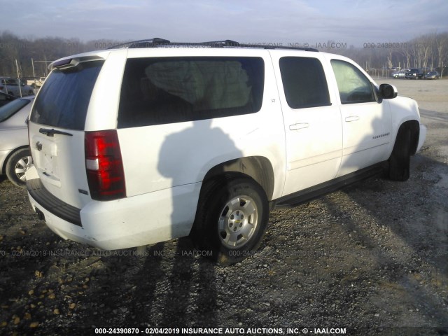 3GNFC16048G178474 - 2008 CHEVROLET SUBURBAN C1500  LS WHITE photo 4