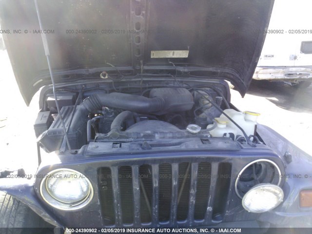 1J4FY29P3VP425901 - 1997 JEEP WRANGLER / TJ SE Dark Blue photo 10