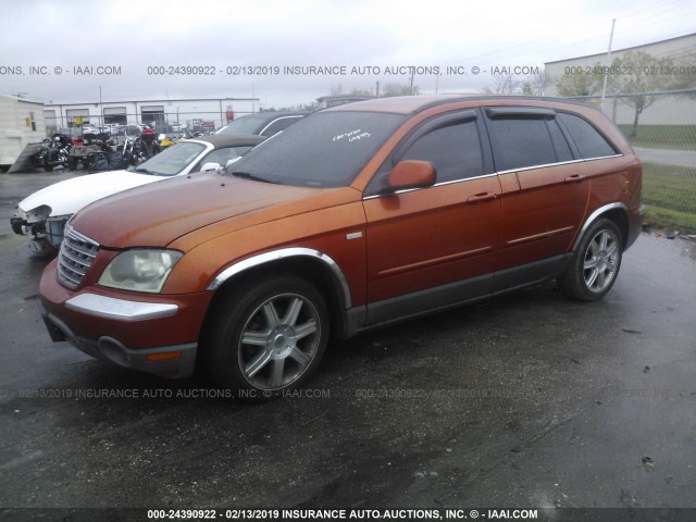 2A4GM68476R715119 - 2006 CHRYSLER PACIFICA TOURING ORANGE photo 2