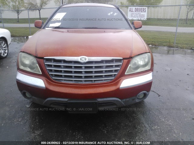 2A4GM68476R715119 - 2006 CHRYSLER PACIFICA TOURING ORANGE photo 6