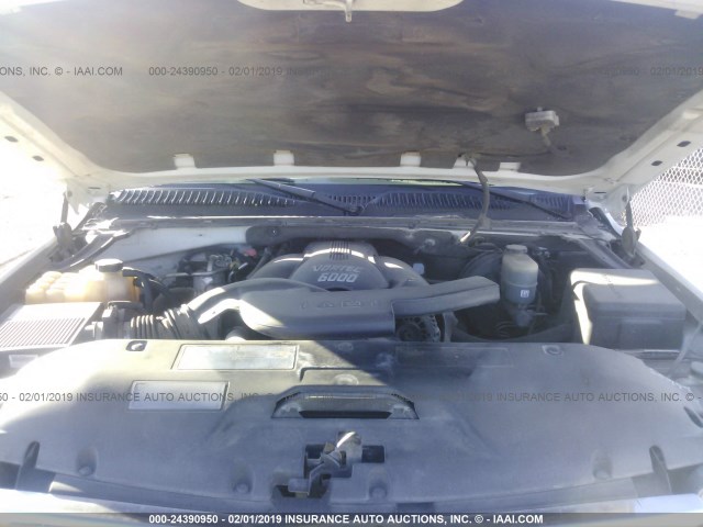 1GKEK63U92J176242 - 2002 GMC DENALI WHITE photo 10