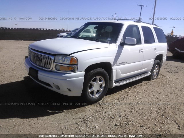 1GKEK63U92J176242 - 2002 GMC DENALI WHITE photo 2