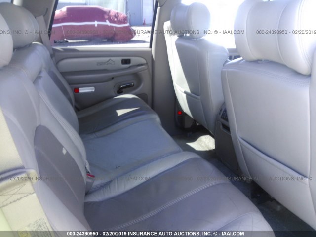 1GKEK63U92J176242 - 2002 GMC DENALI WHITE photo 8