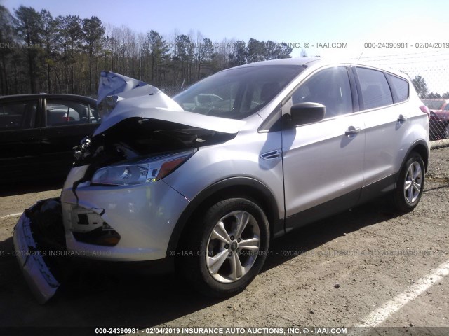 1FMCU0F76GUB43331 - 2016 FORD ESCAPE S SILVER photo 2