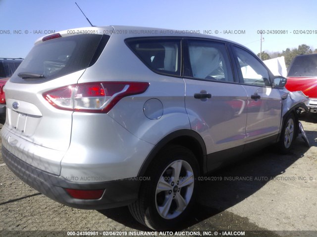 1FMCU0F76GUB43331 - 2016 FORD ESCAPE S SILVER photo 4