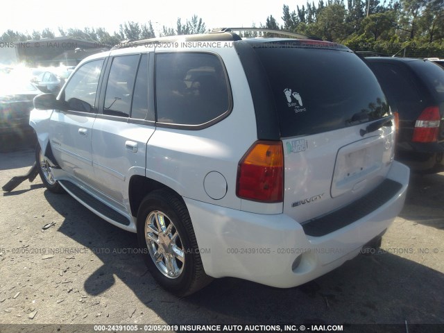 1GKET63M782101653 - 2008 GMC ENVOY DENALI WHITE photo 3