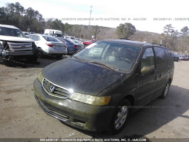 5FNRL18084B037927 - 2004 HONDA ODYSSEY EXL BLACK photo 2