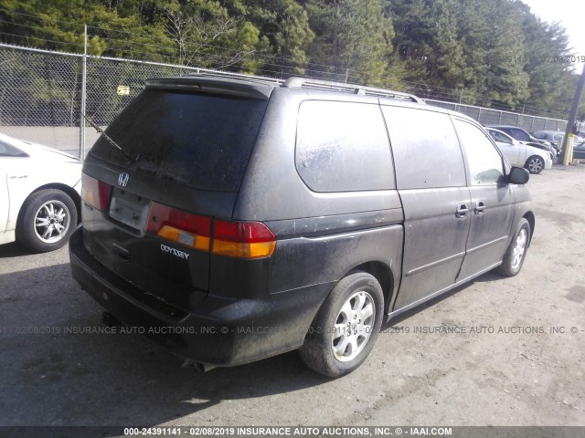 5FNRL18084B037927 - 2004 HONDA ODYSSEY EXL BLACK photo 4