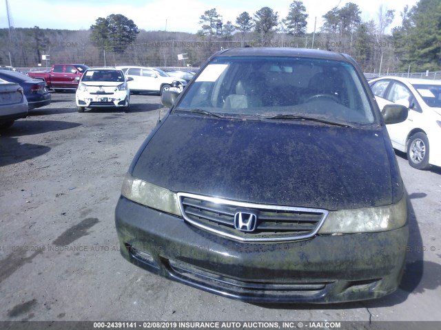 5FNRL18084B037927 - 2004 HONDA ODYSSEY EXL BLACK photo 6