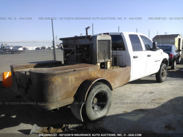 3D7MS48C95G756193 - 2005 DODGE RAM 3500 ST/SLT WHITE photo 4