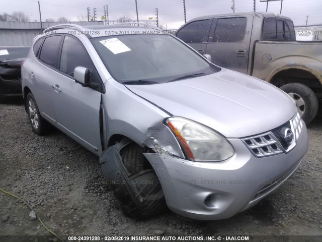 JN8AS5MT8CW293717 - 2012 NISSAN ROGUE S/SV GRAY photo 1