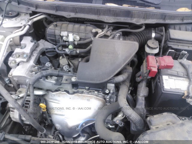 JN8AS5MT8CW293717 - 2012 NISSAN ROGUE S/SV GRAY photo 10