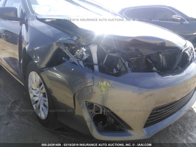 4T4BF1FK2ER419605 - 2014 TOYOTA CAMRY L/SE/LE/XLE GRAY photo 6