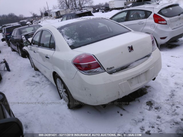 1G8ZV577X7F262876 - 2007 SATURN AURA XR WHITE photo 3