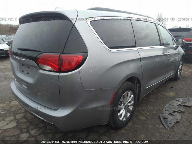 2C4RC1BG3HR692352 - 2017 CHRYSLER PACIFICA TOURING L ვერცხლისფერი ფოტო 4