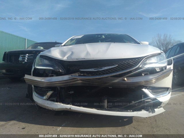 1C3CCCAB8GN139039 - 2016 CHRYSLER 200 LIMITED WHITE photo 6