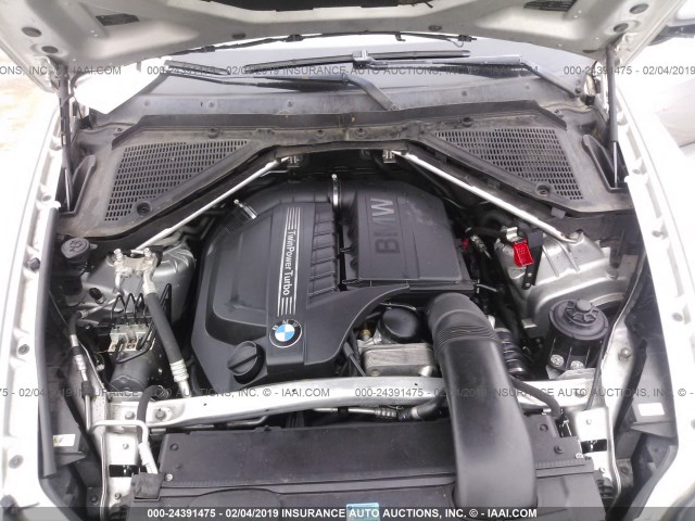5UXZV4C52BL741662 - 2011 BMW X5 XDRIVE35I Күміс фото 10