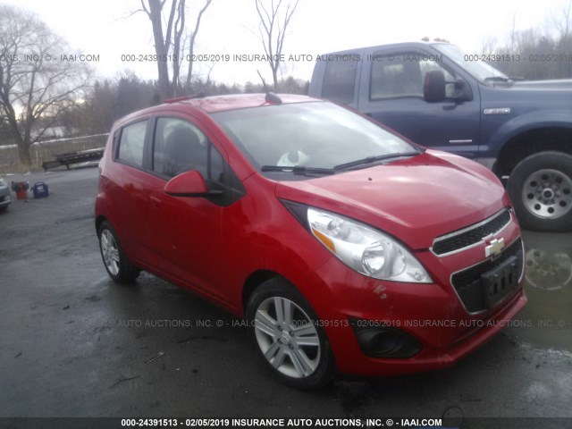 KL8CA6S98FC747290 - 2015 CHEVROLET SPARK LS RED photo 1