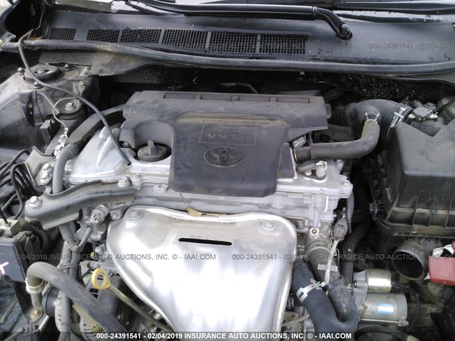 4T1BF1FK6GU518540 - 2016 TOYOTA CAMRY LE/XLE/SE/XSE BLACK photo 10