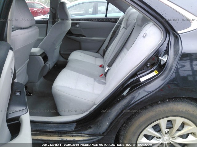 4T1BF1FK6GU518540 - 2016 TOYOTA CAMRY LE/XLE/SE/XSE BLACK photo 8