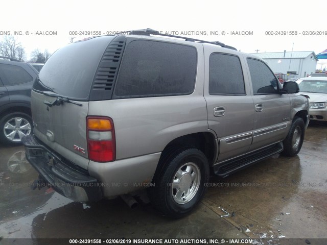 1GKEK13ZX3J243401 - 2003 GMC YUKON GRAY photo 4