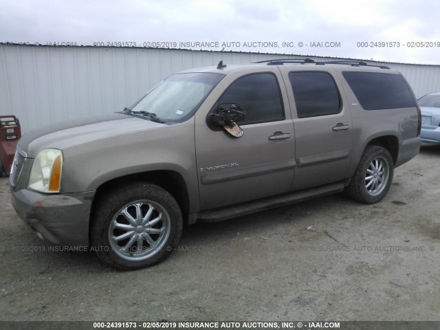 1GKFC16077R335586 - 2007 GMC YUKON XL C1500 GOLD photo 2